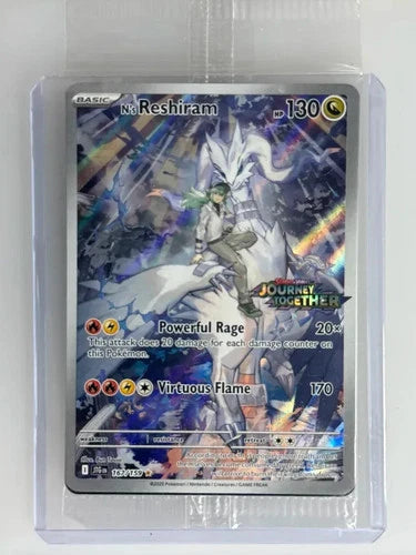 N's Reshiram 167/159 Pokemon Journey Together Enhanced Box Topper Sealed Promo