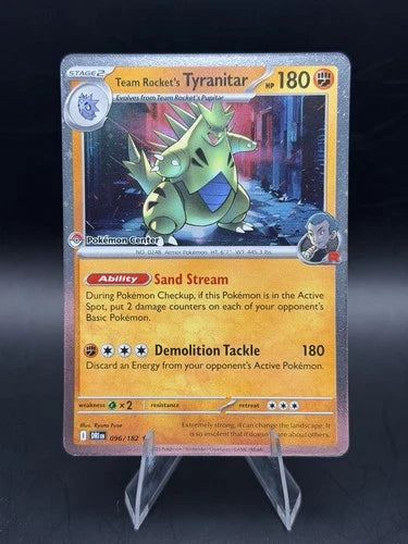Tyranitar 96/182 Pokemon Center Stamped Promo SV Destined Rivals
