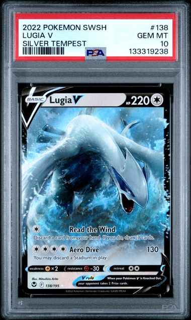 #138 LUGIA V SILVER TEMPEST